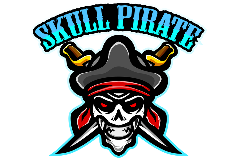 skull-pirates-mascot-gaming-logo-design