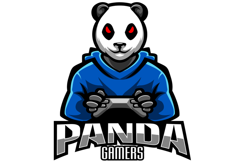 panda-gamers-esport-mascot-logo