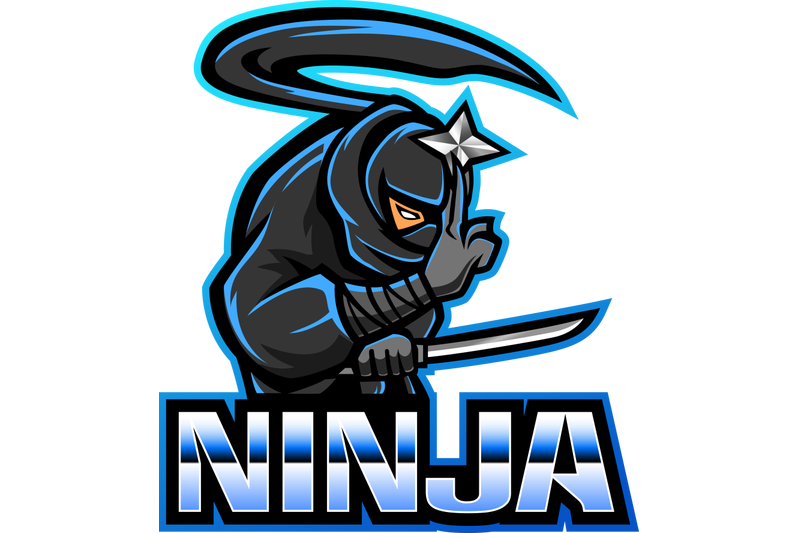 ninja-esport-mascot-logo-design