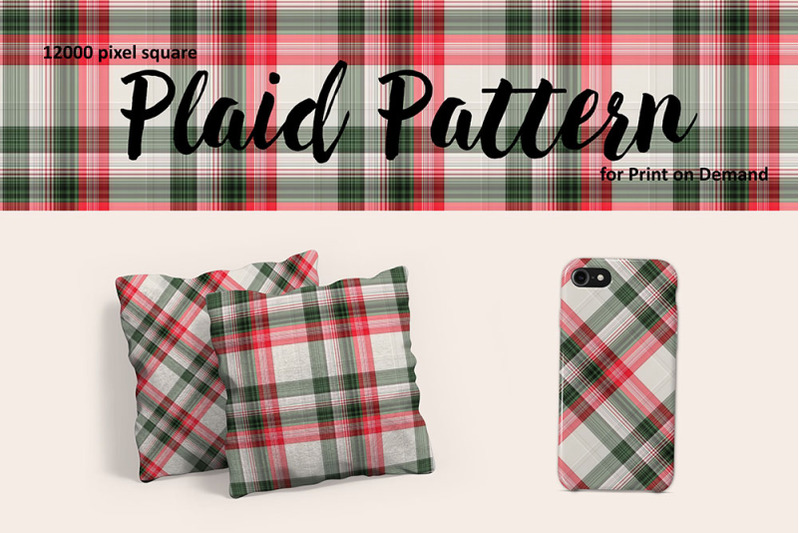 green-and-red-christmas-plaid-for-print-on-demand