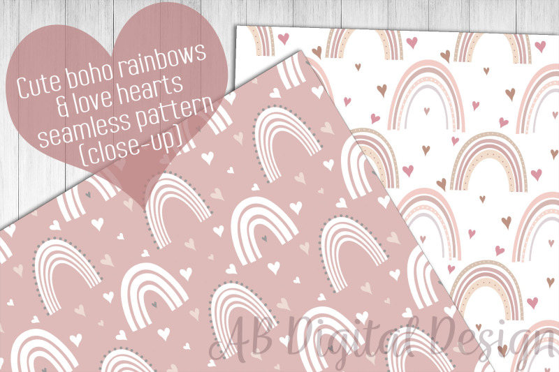 rainbow-amp-love-hearts-digital-paper-background-blush-pink-rose-gold