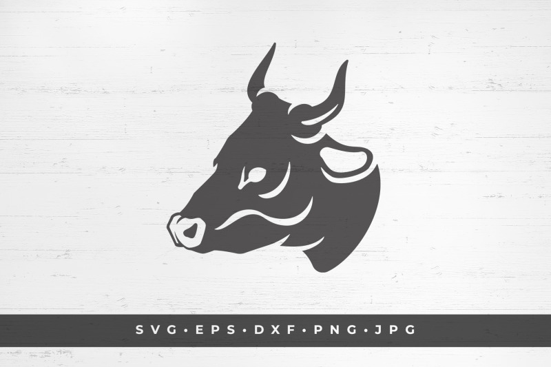 horned-cow-head-icon-isolated-on-white-background-vector-illustration