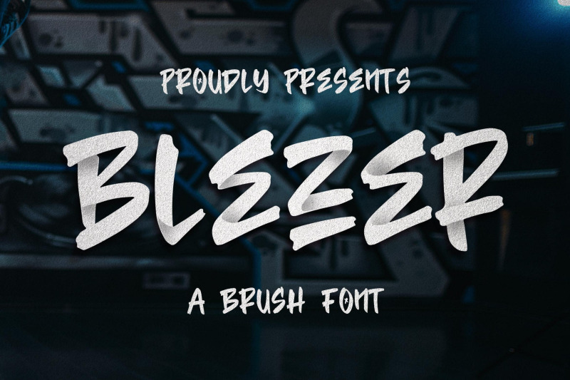 blezer-brush-font