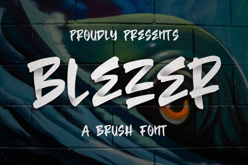 blezer-brush-font