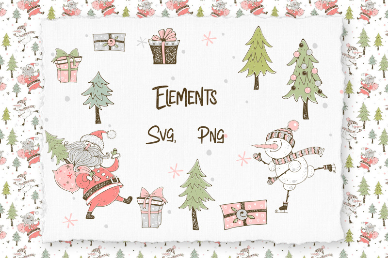 santa-claus-and-the-merry-snowman-christmas-digital-clipart