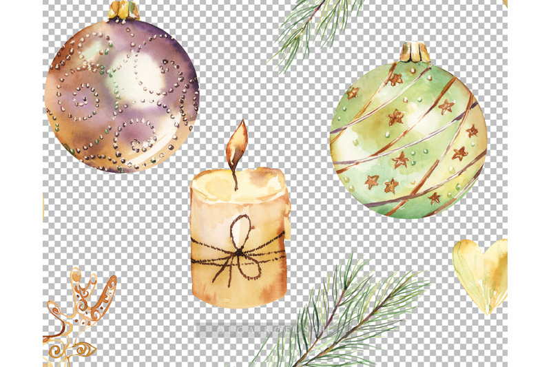 gold-christmas-decor-clipart-watercolor-christmas-png-champagne-glass