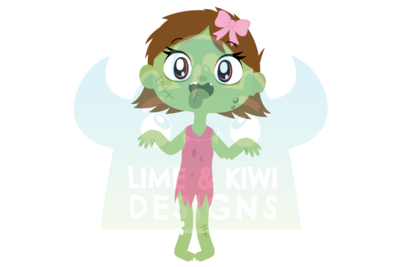 zombie-girls-clipart-lime-and-kiwi-designs