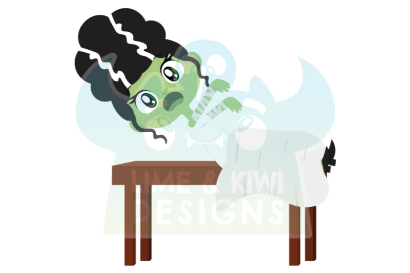 bride-of-frankenstein-clipart-lime-and-kiwi-designs