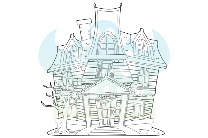 haunted-halloween-house-digital-stamps