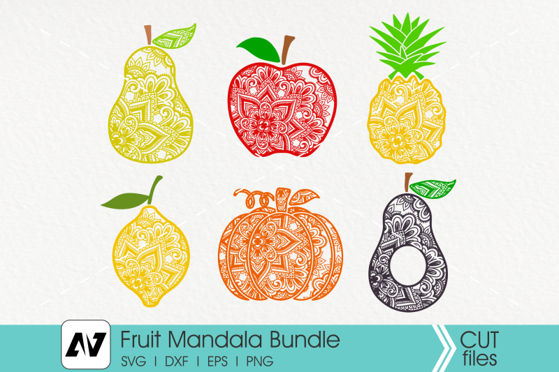 fruit-mandala-svg-bundle-pumpkin-mandala-svg-apple-mandala-svg