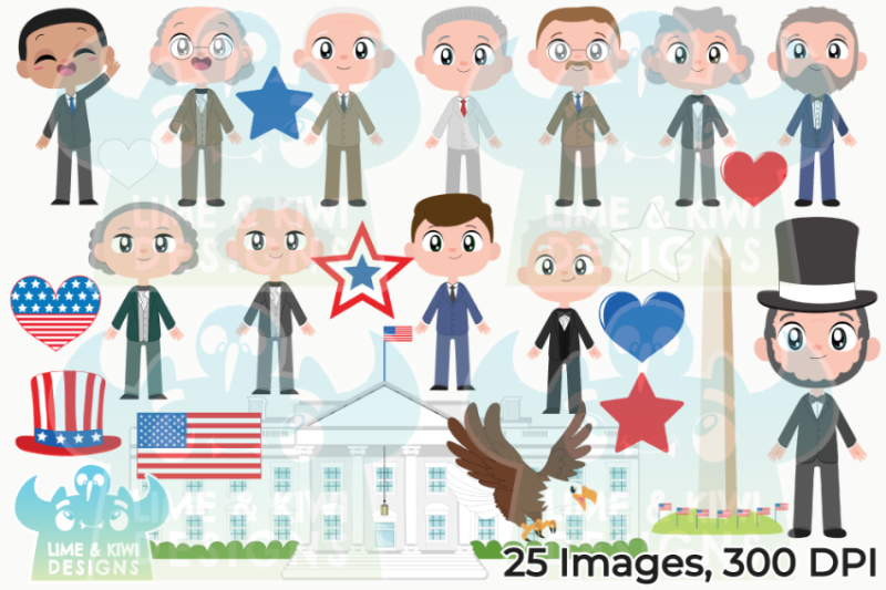 u-s-presidents-founding-fathers-clipart-pack-1