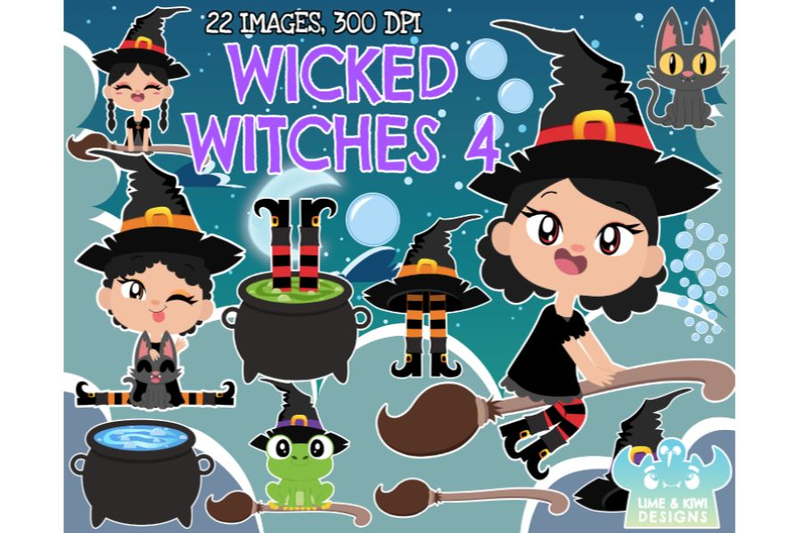 wicked-witches-4-clipart-lime-and-kiwi-designs