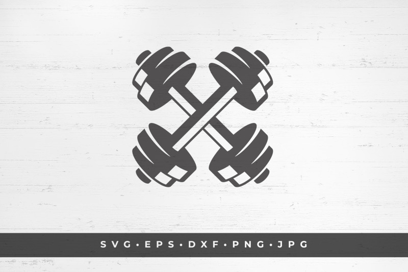 crossed-dumbbells-icon-isolated-on-white-background-vector-illustrati