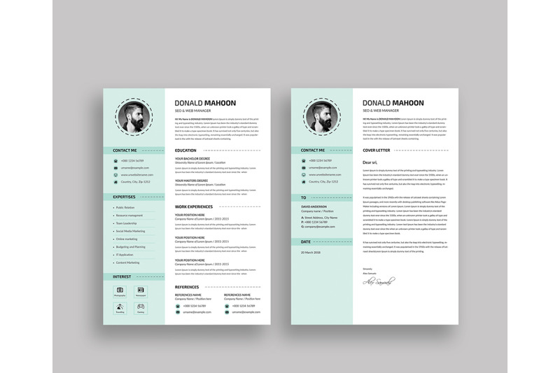 one-page-resume-cv-template-with-ms-word