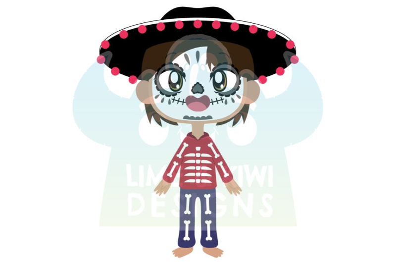 day-of-the-dead-family-clipart-lime-and-kiwi-designs