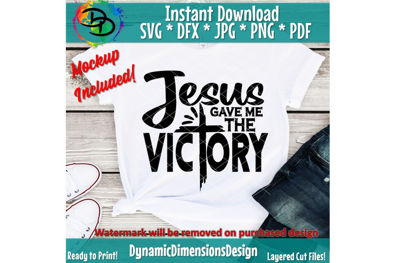 jesus-gave-me-the-victory-waymaker-miracle-worker-my-god-svg-png-f
