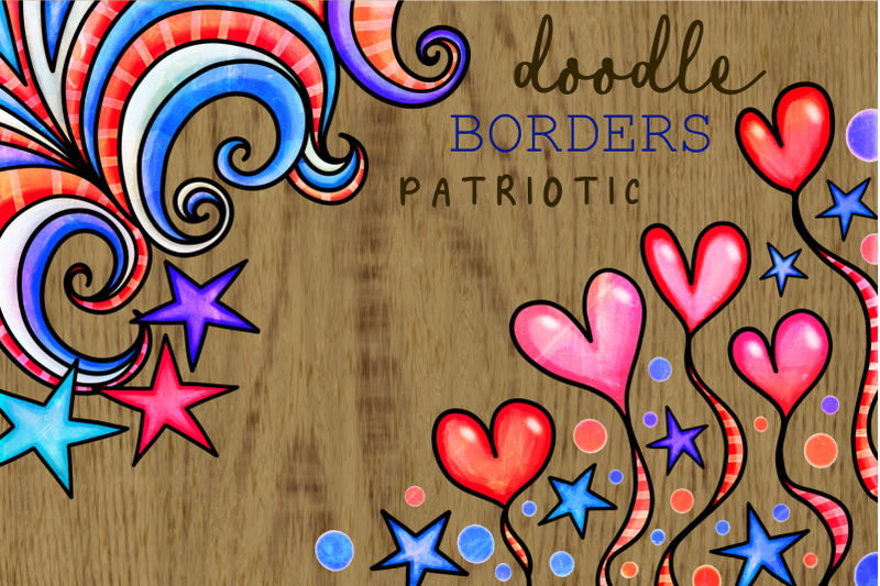 patriotic-american-july-fourth-borders