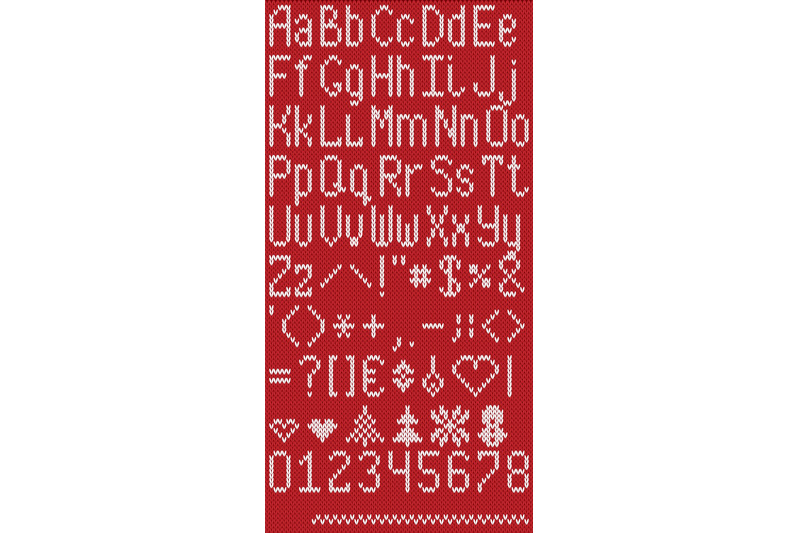 christmas-knitted-font-version-3-0