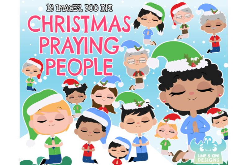 christmas-praying-people-clipart-lime-and-kiwi-designs