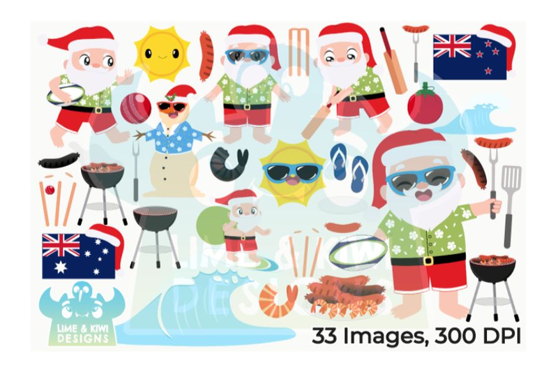 christmas-down-under-clipart-lime-and-kiwi-designs