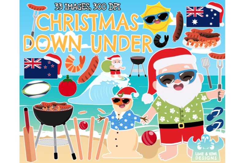 christmas-down-under-clipart-lime-and-kiwi-designs