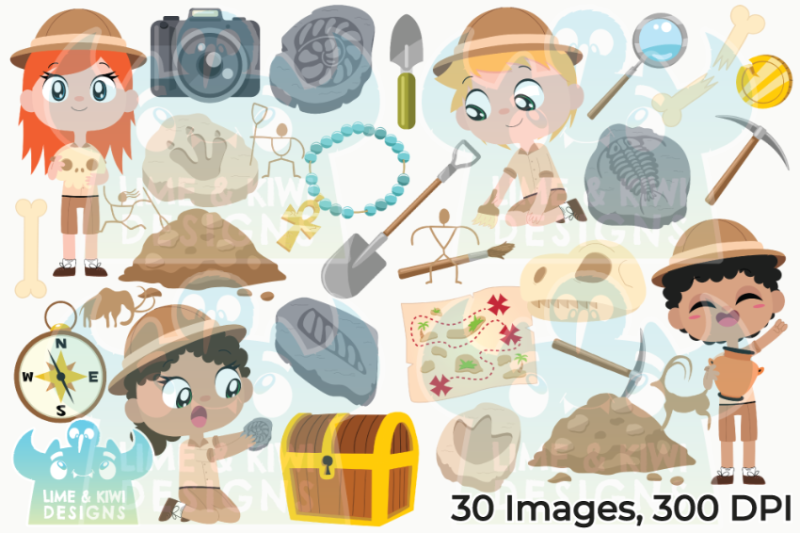 historical-dig-clipart-lime-and-kiwi-designs