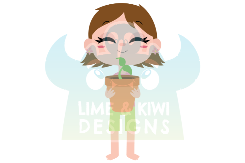 gardening-girls-clipart-lime-and-kiwi-designs