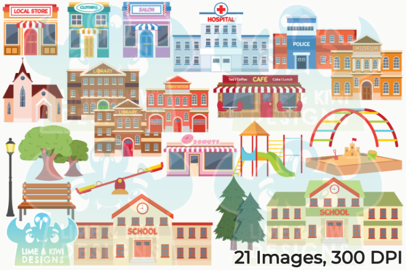 city-buildings-town-buildings-clipart-lime-and-kiwi-designs