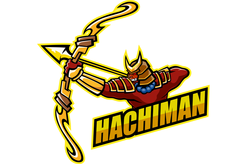 hachiman-esport-mascot-logo-design