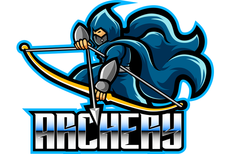 archery-esport-mascot-logo-design