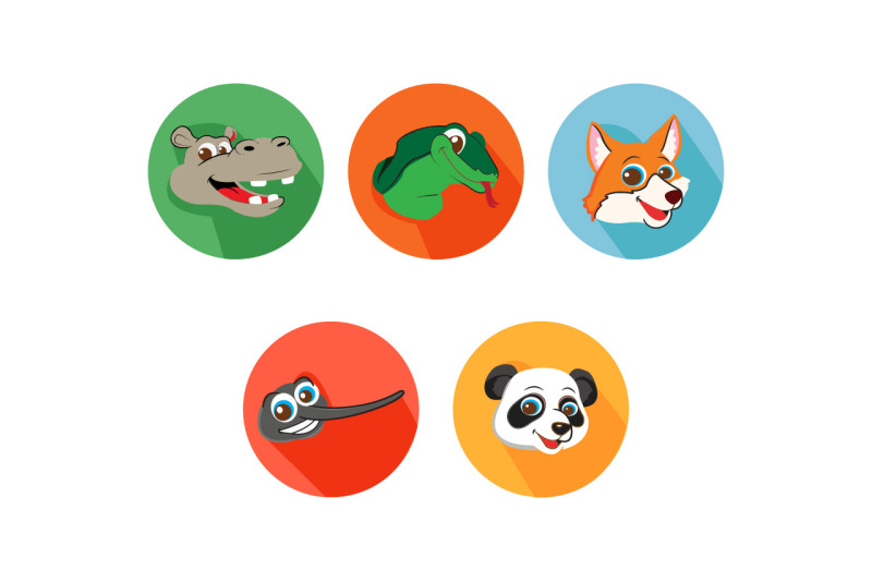panda-friends-cartoon-animals-icon-bundle