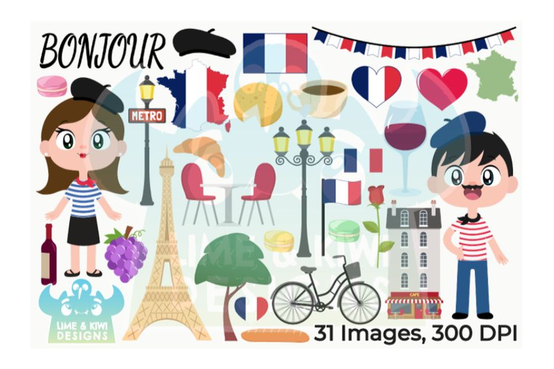 france-clipart-lime-and-kiwi-designs