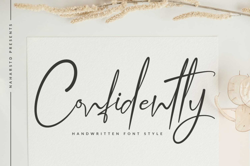 confidently-handwritten-script-font
