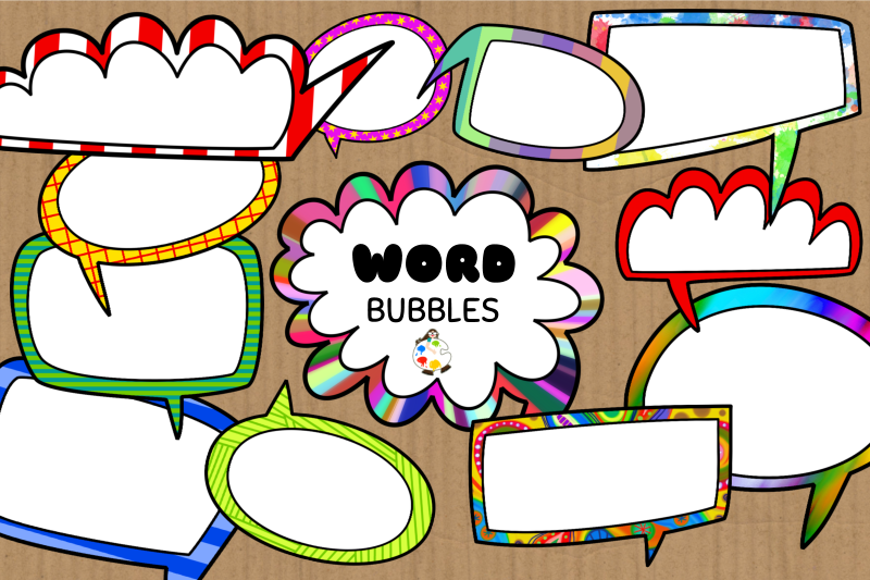 funky-comic-word-bubble-clipart-set