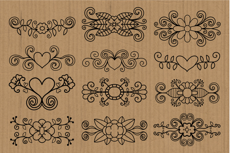 doodle-ornamental-folk-art-flourishes