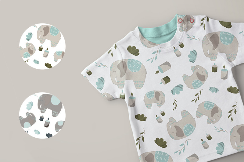 seamless-pattern-collection-with-cute-elephant