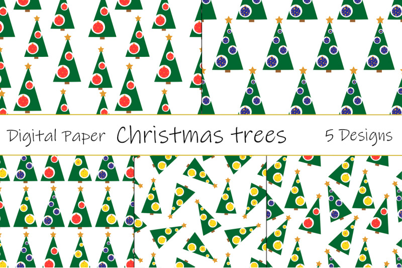 seamless-patterns-christmas-trees-vector-christmas-trees-svg