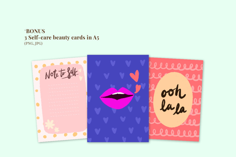 self-love-beauty-clipart-pack