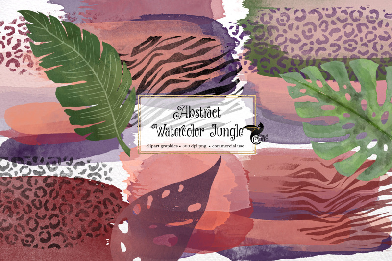 abstract-watercolor-jungle-clipart