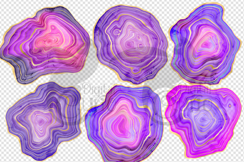 watercolor-purple-agate-clipart