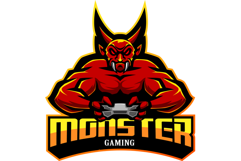 monster-gaming-esport-mascot-logo