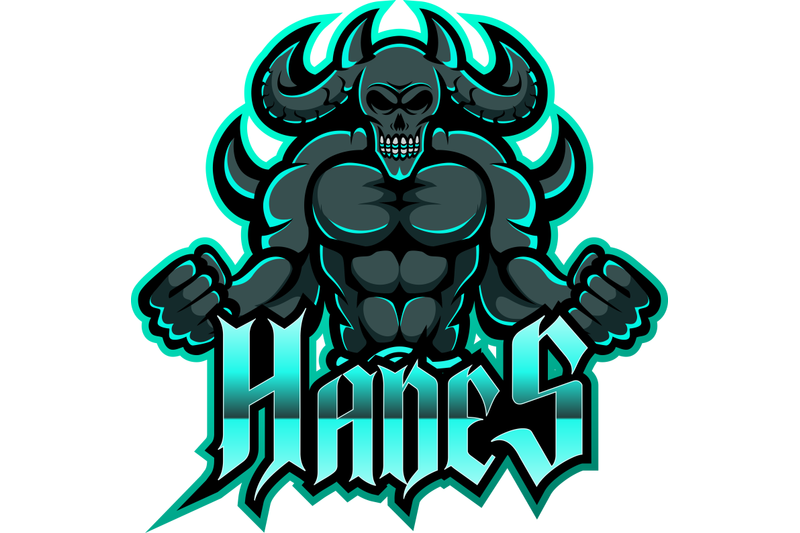 hades-esport-mascot-logo-design