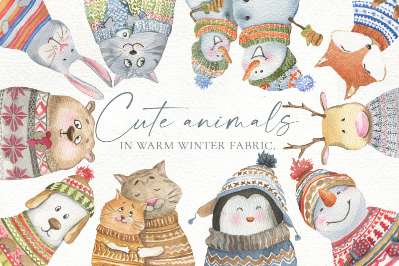 cute-animals-in-warm-winter-fabric