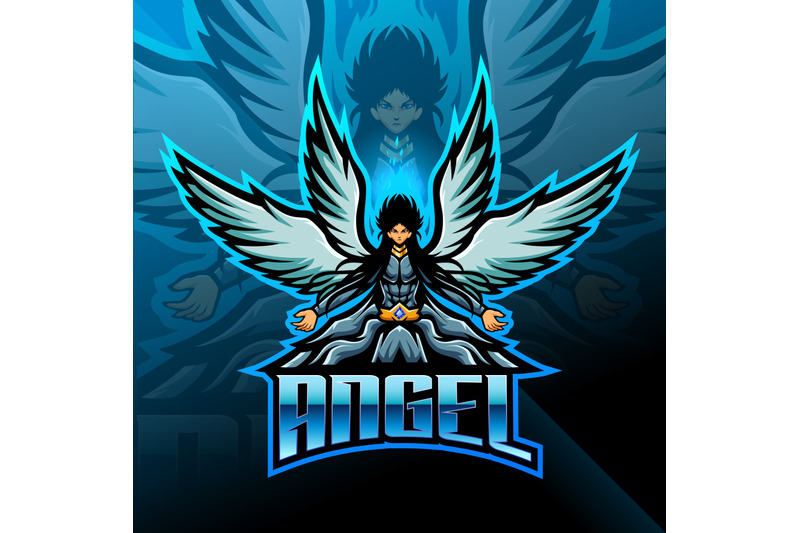 warrior-angel-esport-mascot-logo-design