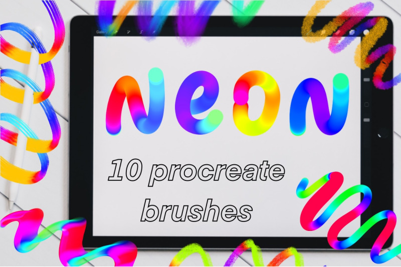 neon-brushes-for-procreate