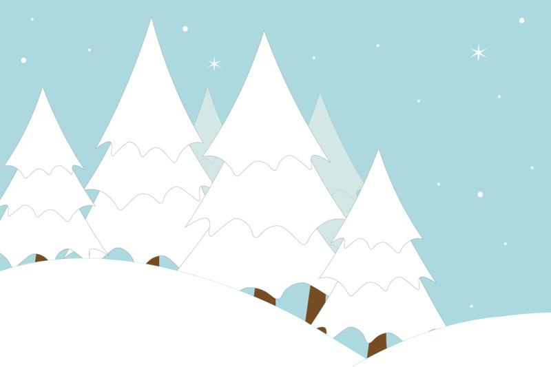 winter-landscape-vector-christmas-trees-vector-winter-svg