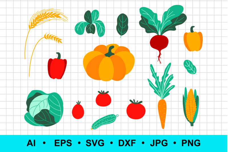vector-vegetable-set