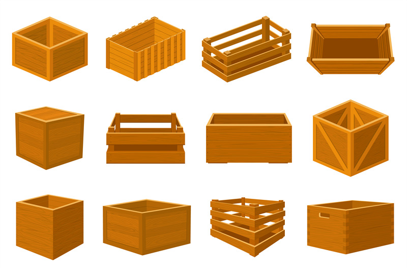 wooden-boxes-delivery-containers-empty-wood-boxes-and-parcels-packe