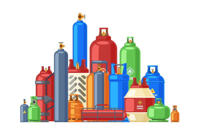 gas-cylinder-storage-propane-butane-or-helium-steel-cylinders-metal