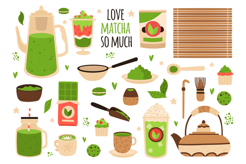 matcha-tea-matcha-powder-tea-pot-sweets-and-matcha-pastry-healthy